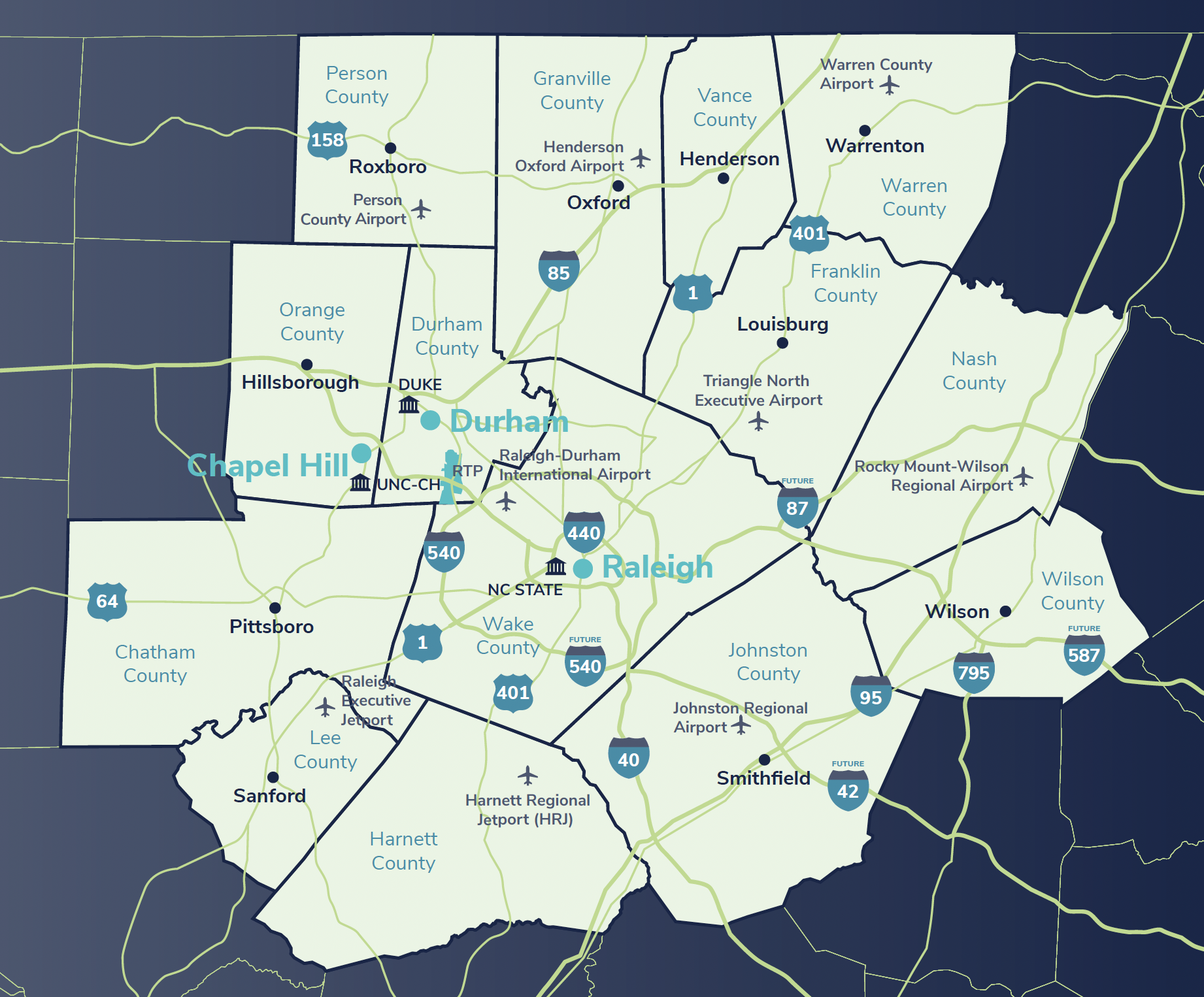 RTRP Regional Map