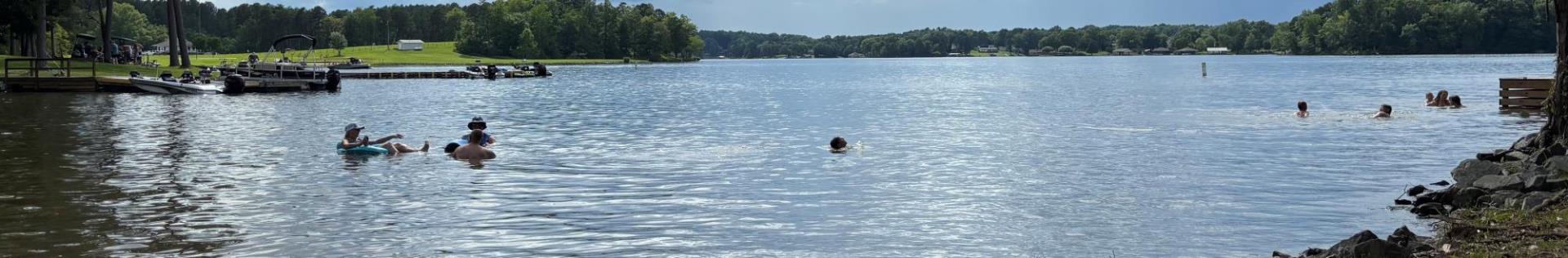 Swimming at Hyco